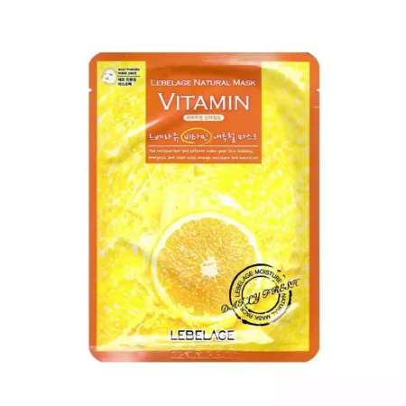 Тканевая маска для лица с витаминами Lebelage Natural Mask Vitamin