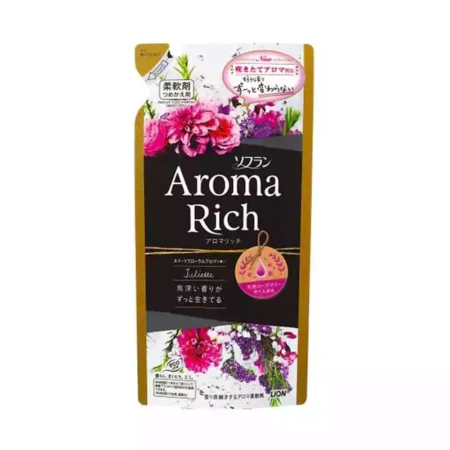 Кондиционер для белья с ароматом ванили и жасмина LION Aroma Rich Juliette 400ml