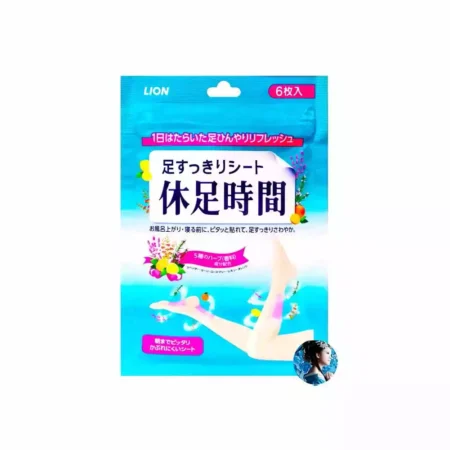 Охлаждающие патчи для ног LION Cool Kyusokujikan 6 sheet