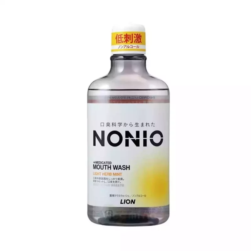 Зубной ополаскиватель без спирта LION Nonio Medicated Mouth Wash, 600ml