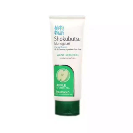 Пенка для умывания для жирной и комбинированной кожи Lion Shokubutsu Monogatari Acne Solution Facial Foam, 100 ml
