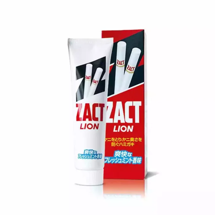 Японская зубная паста LION ZACT для устранения никотинового налета и запаха табака