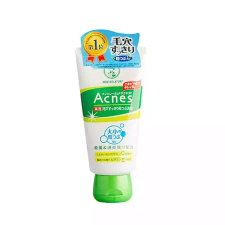 Крем-скраб для лица очищающий против акне MENTHOLATUM Acnes Scrub In Face Wash