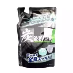Крем-мыло для мужчин с древесным углем Mitsuei Sumi Body Soap, 400ml