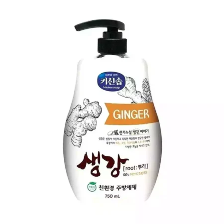 Средство для мытья посуды, овощей и фруктов в холодной воде с экстрактом имбиря Mukunghwa Kitchen Soap Ginger, 750 мл