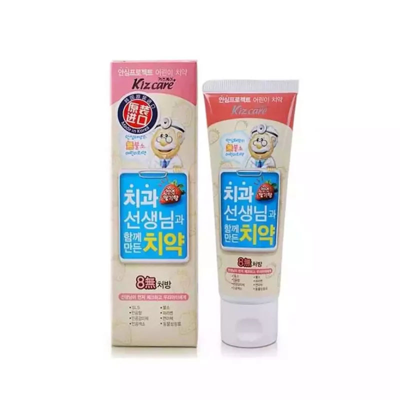 Детская зубная паста со вкусом клубники Mukunghwa Kizcare Doctor Strawberry