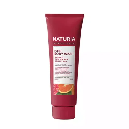 Гель для душа Клюква и Апельсин NATURIA Pure Body Wash Cranberry & Orange, 100 мл