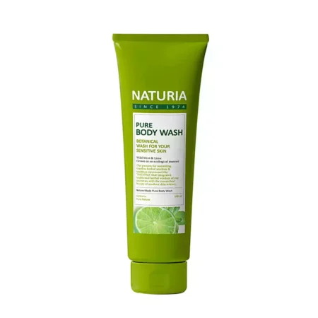 Гель для душа Мята и Лайм NATURIA Pure Body Wash Wild Mint & Lime, 100 мл