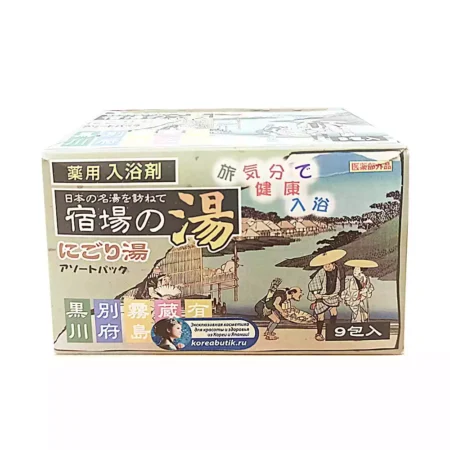 Соль для ванны Nihon Bath Salts assorted pack ND, 5 природных ароматов