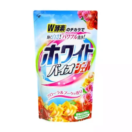 Гель для стирки с отбеливающим и смягчающим эффектом, цветочным ароматом Nihon White Bio Plus Gel, 810 гр