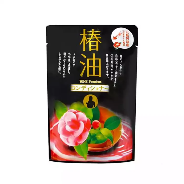 Кондиционер для волос с эфирным маслом Камелии Nihon Wins premium camellia oil conditioner, 400 мл