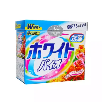 Стиральный порошок с кондиционером с цветочным ароматом Nihon Wins White Bio Plus Antibacterail, 800 гр