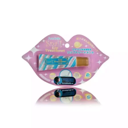 Бальзам для губ с улиткой и экстрактом молочных протеинов PURE SMILE Snail Lip Treatment Milk