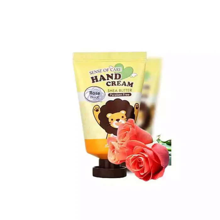 Крем для рук с экстрактом розы RAINBOW Sence Of Care Hand Cream Shea Butter ROSE