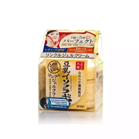 Увлажняющий крем для лица с изофлавонами сои и ретинолом SANA soy milk haritsuya cream