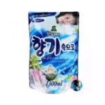 Кондиционер для белья Sandokkaebi Soft Aroma Aqua Blue Свежесть океана, запасной блок, 1300 мл