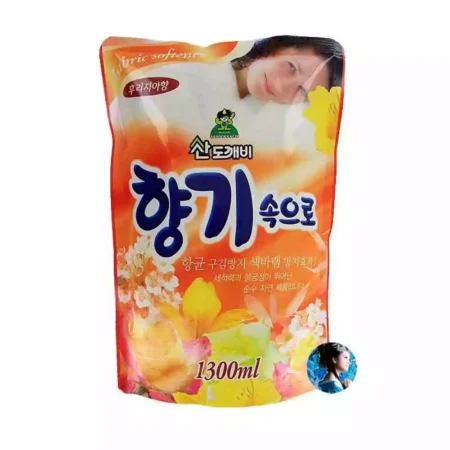 Кондиционер для белья Sandokkaebi Soft Aroma Фрезия, запасной блок, 1300 мл