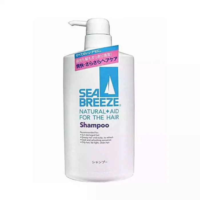 Шампунь для жирной кожи головы и сухих поврежденных волос Shiseido Sea-Breeze Shampoo