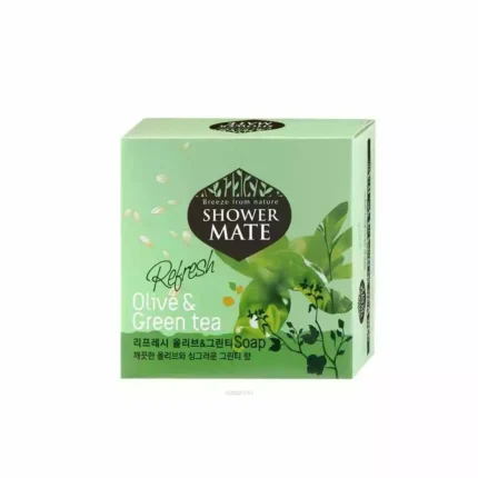 Мыло с оливой и зелёным чаем Shower Mate Fresh Olive & Green Tea Soap
