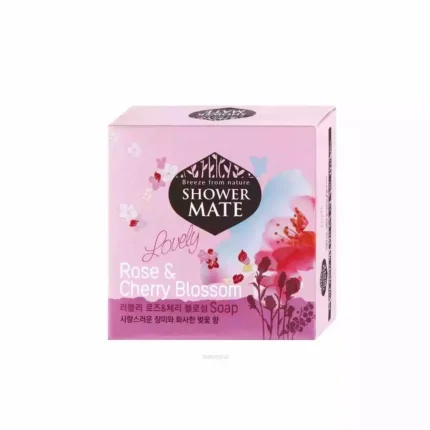 Мыло роза и вишневый цвет Shower Mate Romantic Rose & Cherry Blossom Soap