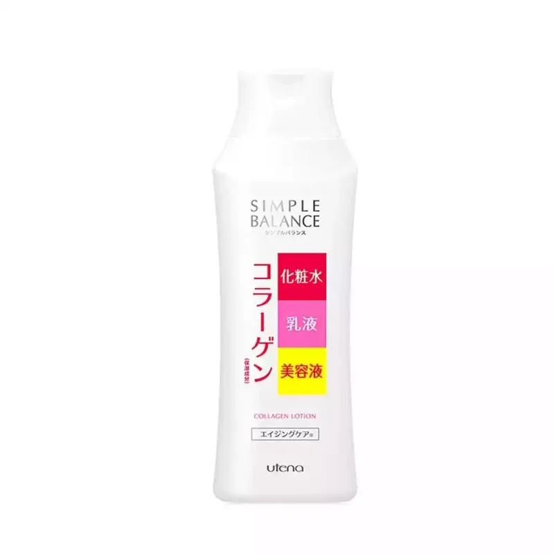 Лосьон для утреннего ухода за кожей лица с коллагеном Utena Simple Balance Collagen Lotion