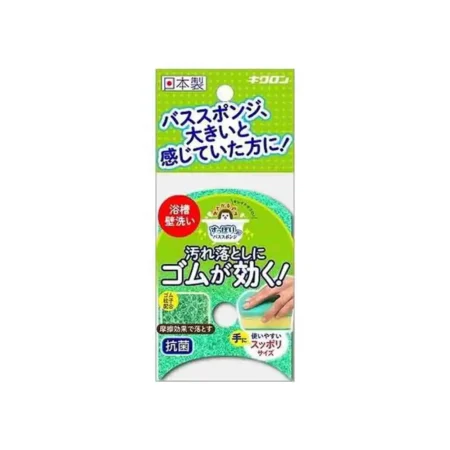 300662 SOFT BATH SPONGE SCOUTER NON SCRATCH Губка для ванной и кухни с антибактериальной пропиткой, трехслойная, жесткий верхний слой, 1 шт/уп,11х8 см