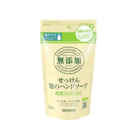 100684 ADDITIVE FREE BUBBLE HAND SOAP Пенящееся жидкое мыло для рук на основе натуральных компонентов з/б, 220 мл