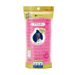 Мочалка массажная жесткая розовая KIKULON Awastar Nylon Body Wash Cloth Hard