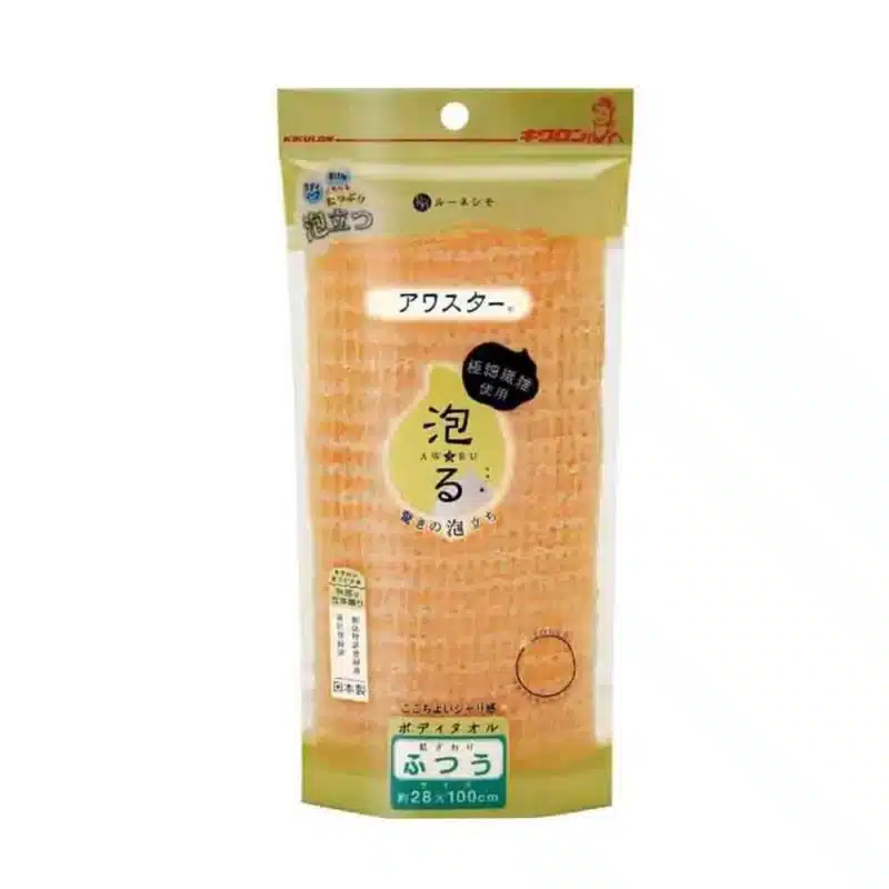 Мочалка массажная средней жесткости KIKULON Awastar Nylon Body Wash Cloth Medium