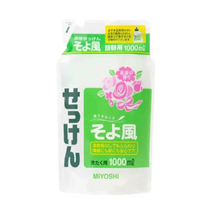 Жидкое средство для стирки "Легкий ветерок" MIYOSHI Additive Free Laundry Liquid Soap, 1000ml
