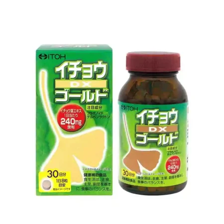 Гинко Золотая для работы мозга и нервной системы ITOH Ginkgo DX Gold