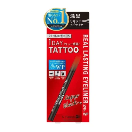 731813 REAL LASTING EYELINER 24h WP black Влагостойкая жидкая подводка для глаз 24 часа, цвет насыщенный черный