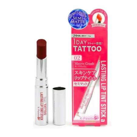 734357 LASTING LIP TINT STICK MATTE Увлажняющий полуматовый тинт для губ, тон 02, сливовый