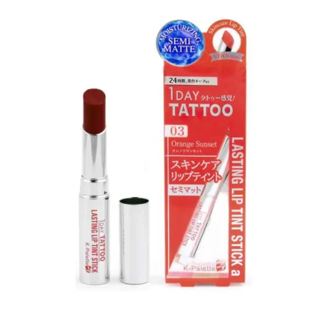 734364 LASTING LIP TINT STICK MATTE Увлажняющий полуматовый тинт для губ, тон 03, терракотовый