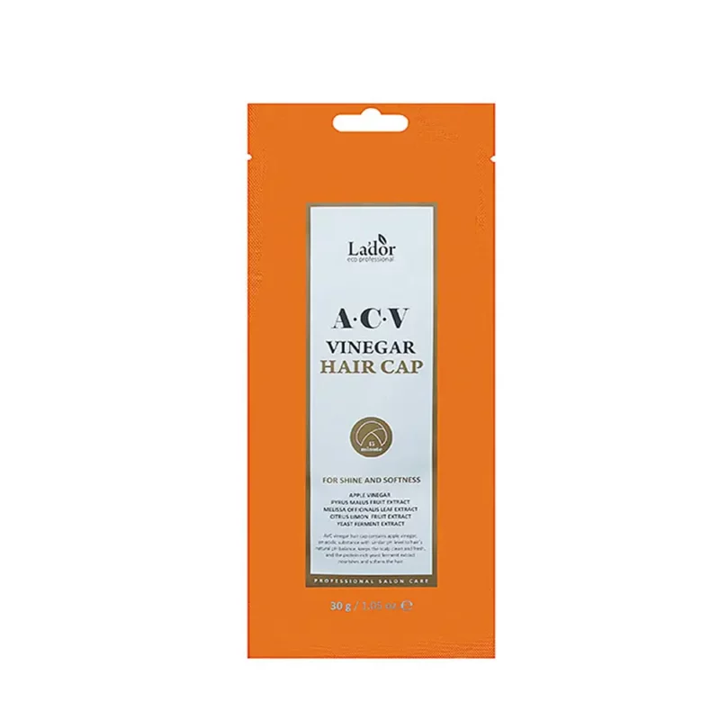 La'dor ACV VINEGAR HAIR CAP Маска-шапочка для волос с яблочным уксусом 30г