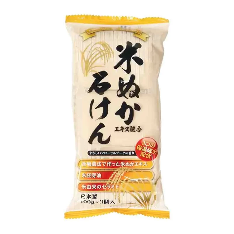 Мыло Рисовые отруби MAX SOAP Komenuka Rice Bran