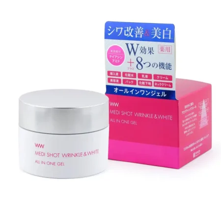 Крем-гель для ухода за зрелой кожей MEISHOKU MEDI SHOT WRINKLE&WHITE ALL IN ONE GEL
