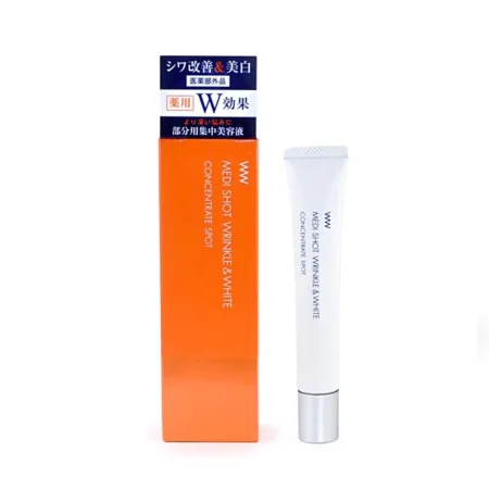 Концентрированная сыворотка для ухода за зрелой кожей MEISHOKU MEDI SHOT WRINKLE&WHITE CONCENTRATE SPOT