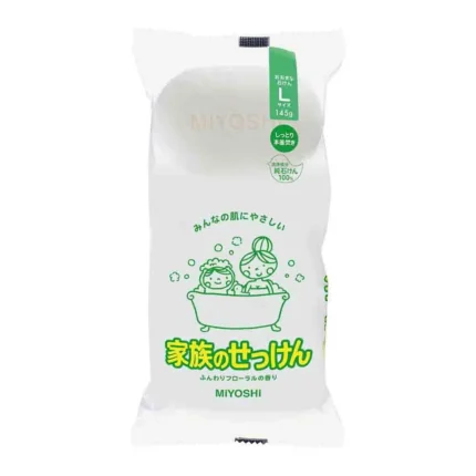 Мыло на основе натуральных компонентов MIYOSHI Additive Free Soap Bar, 145g*3