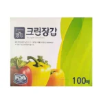 Перчатки хозяйственные полиэтиленовые MYUNGJIN HYGIENIC GLOVE A 100шт