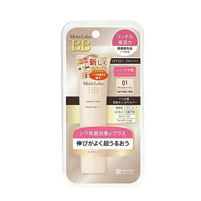 Увлажняющий тональный крем-эссенция натуральный беж Meishoku MoistLabo BB Essense Cream