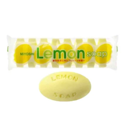 Мыло с ароматом лимона MIYOSHI Lemom Soap for Bath, 45g*8