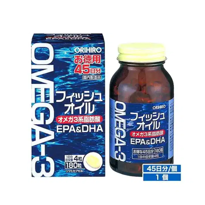 Мягкие капсулы Омега-3 ORIHIRO DHА&EPA Omega-3