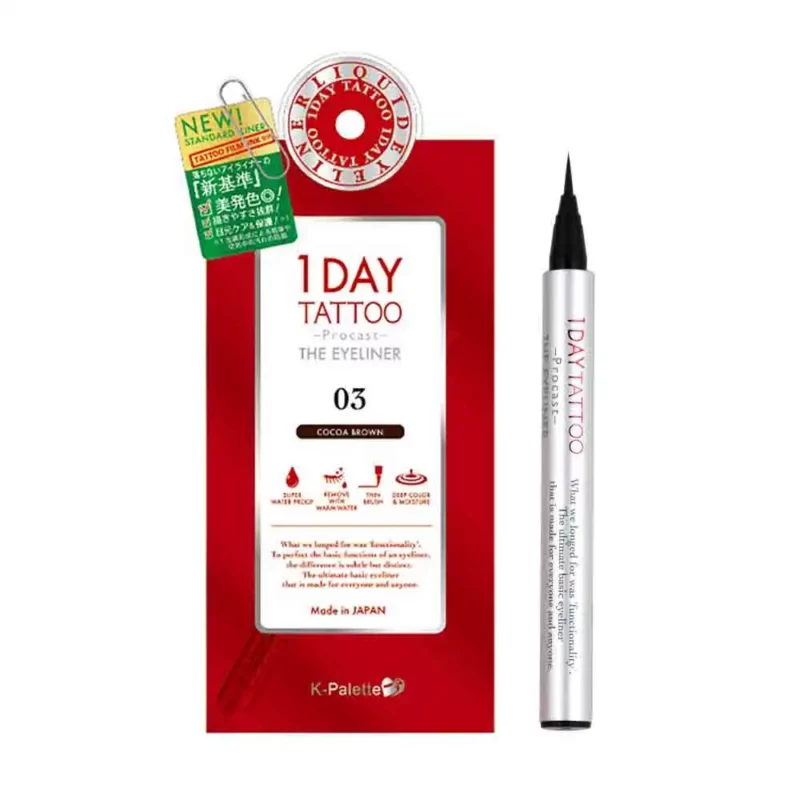 734036 REAL LASTING EYELINER 24h WP Влагостойкая жидкая подводка для глаз 24 часа "Премиум", цвет коричневый