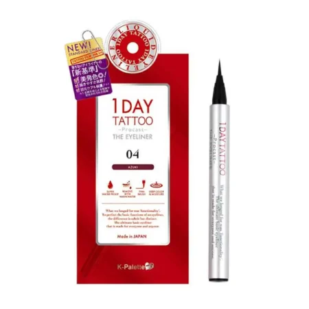 734043 REAL LASTING EYELINER 24h WP Влагостойкая жидкая подводка для глаз 24 часа "Премиум", цвет адзуки (красная японская фасоль)