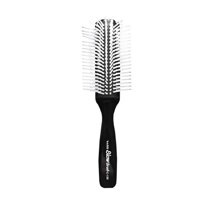 Профессиональная щетка для укладки волос С-130 черная VeSS BLOW BRUSH С-130