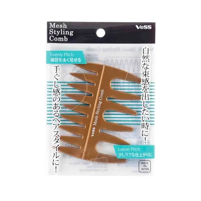 Гребень с широкими зубчиками для укладки волос VeSS Mesh Styling Comb