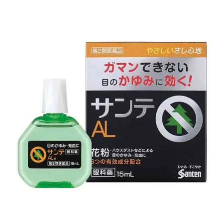 Японские глазные капли против аллергии Santen ALfree