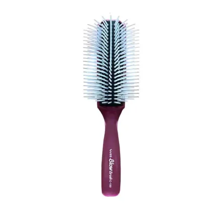 Щетка для укладки волос VeSS BLOW BRUSH С-150 для быстрой, легкой и удобной укладки волос и имеет 9 рядов умеренно жестких щетинок