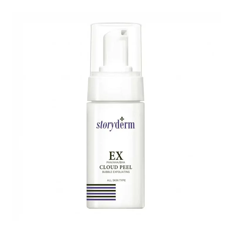 Облачный пилинг Storyderm EX Cloud Peel Нежное, как облако, глубокое очищение на АНА, ВНА, РНА кислотах и запатентованном комплексе Neotive SLC-Pore